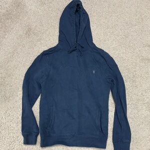 All Saints Deep Blue Hoodie